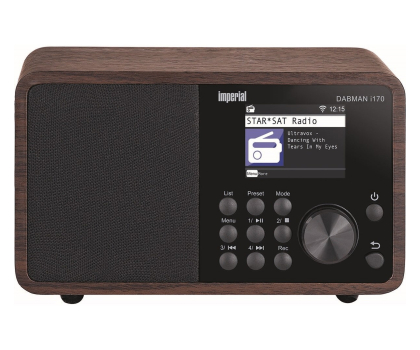 Radio i budzik IMPERIAL Imperial DABMAN i170 DAB+ and Internet Radio Wood Look